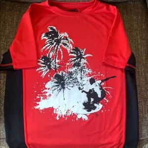 Boys swim rash guard